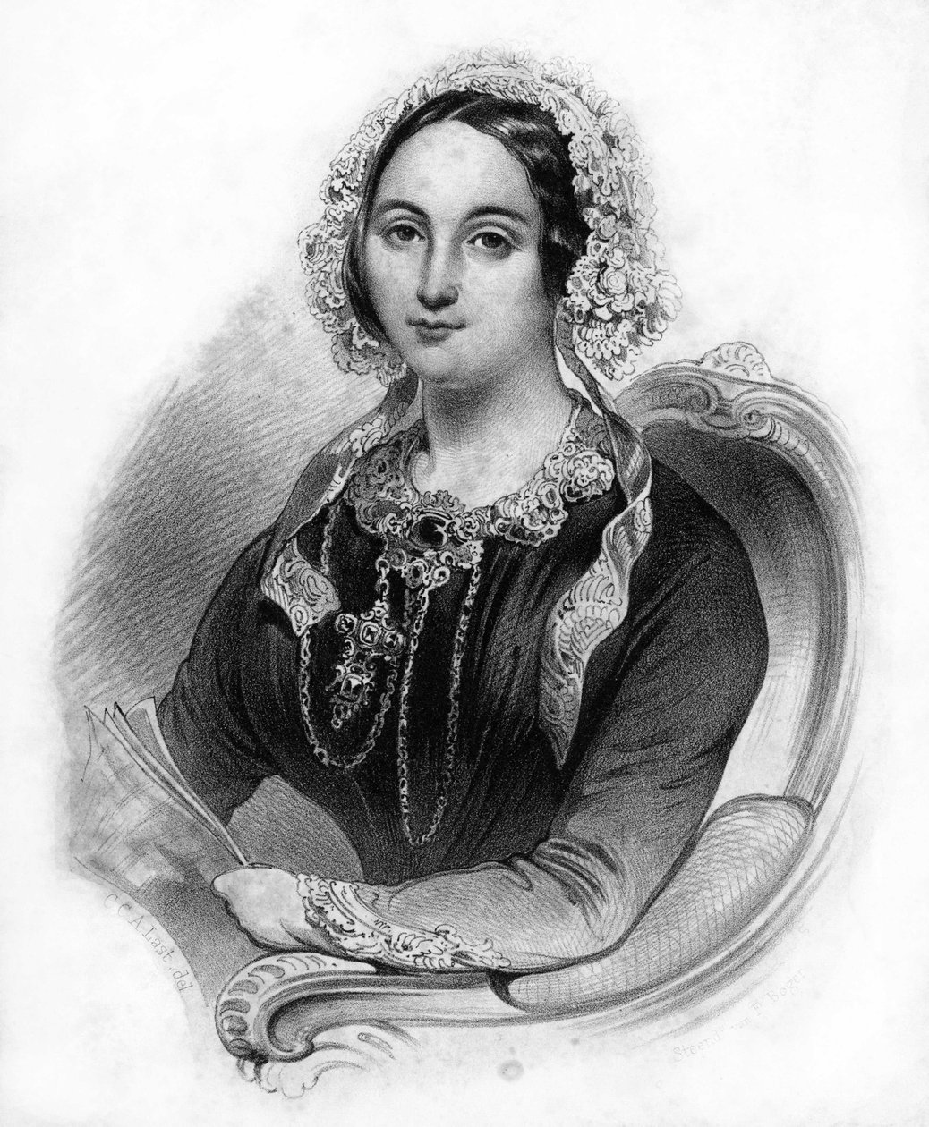 Porträt von Henriette Sontag (1806-1854), deutsche Sängerin von Unknown artist