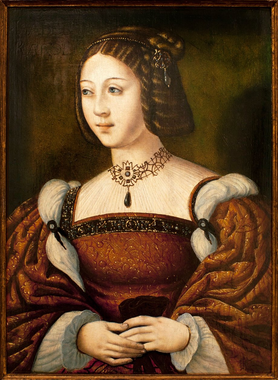 Porträt von Isabella von Portugal (1503-1539) von Unknown artist