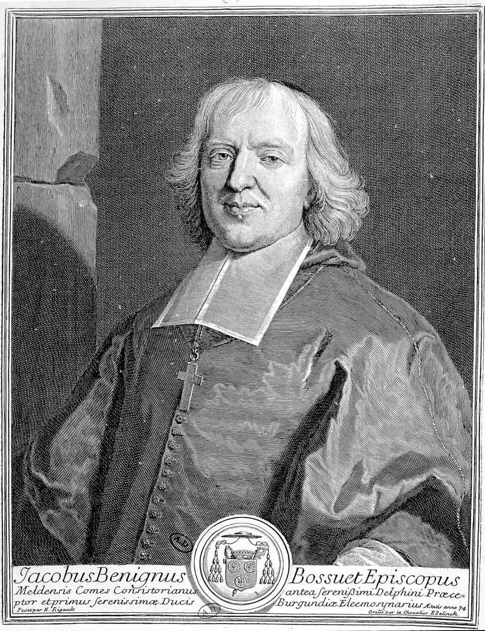 Porträt von Jacques-Bénigne Bossuet (1627 - 1704) von Unknown artist