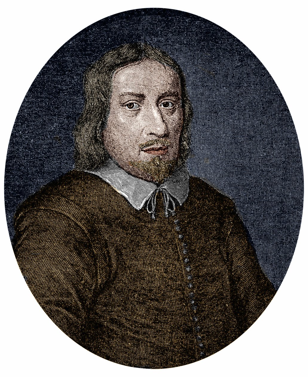 Porträt von Jakob Böhme (1575-1624), deutscher Philosoph und Mystiker. Gravur aus dem 17. Jahrhundert von Unknown artist