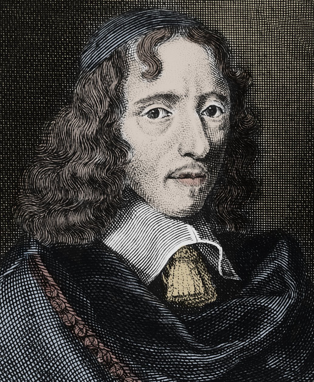 Porträt von Jean Chapelain (1595-1674), französischer Dichter - Gravur von Unknown artist