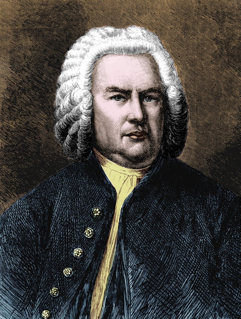 Porträt von Johann Sebastian Bach von Unknown artist