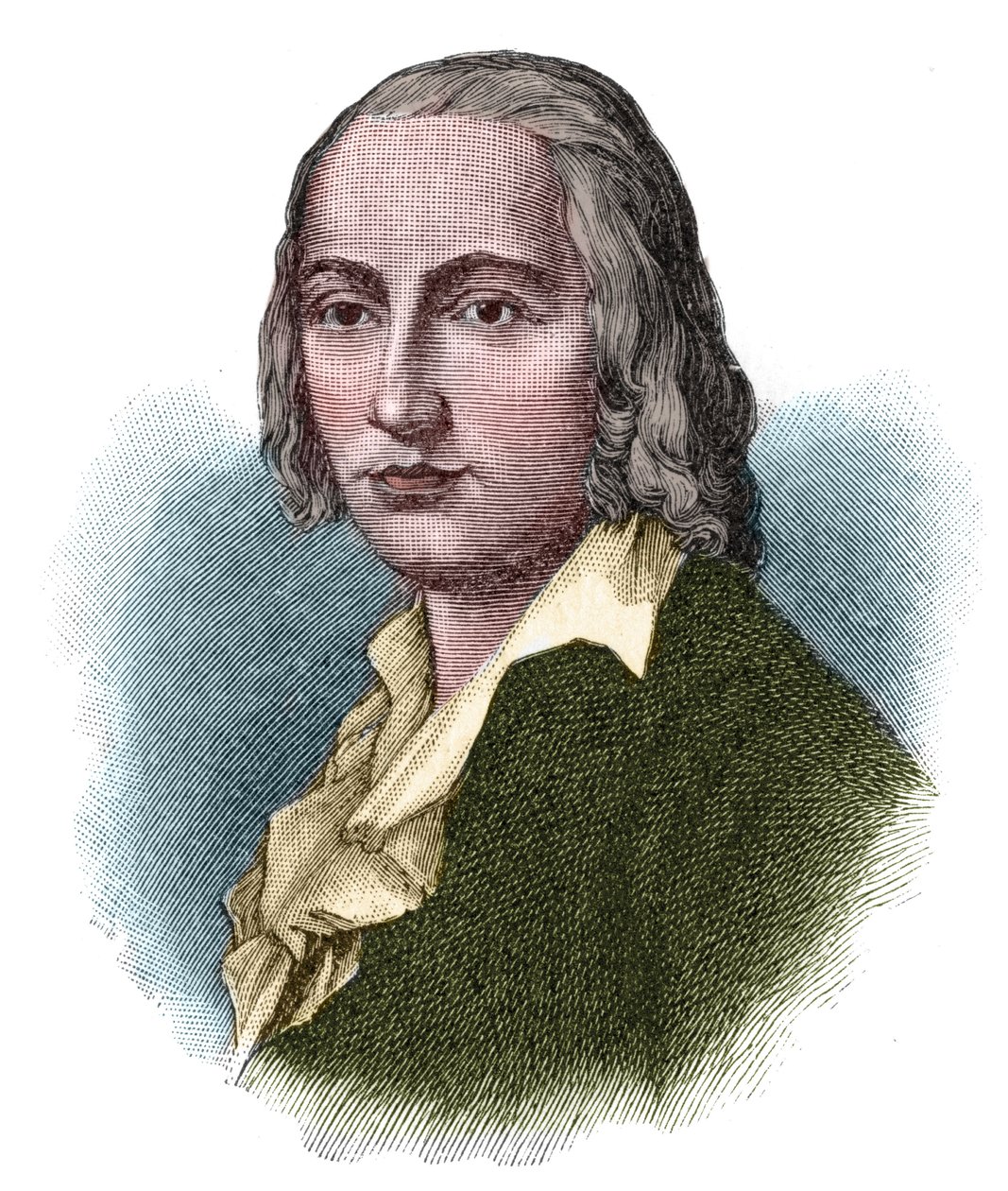 Porträt von Johann Christian Friedrich Hölderlin (1770-1843), deutscher Dichter und romantischer Denker. von Unknown artist