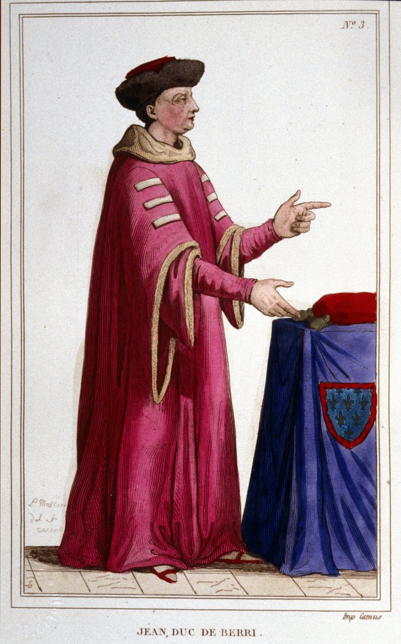Porträt von Johann, Herzog von Berry (1340-1416) von Unknown artist
