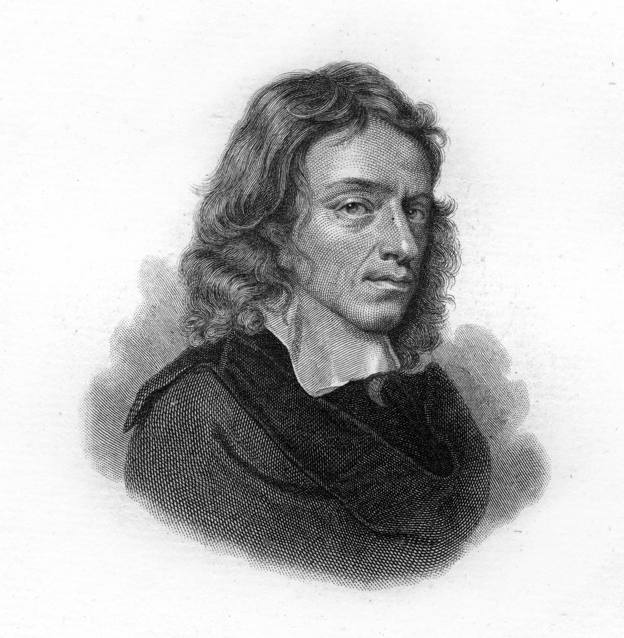Porträt von John Milton, englischer Dichter und Essayist (1608 - 1674) von Unknown artist