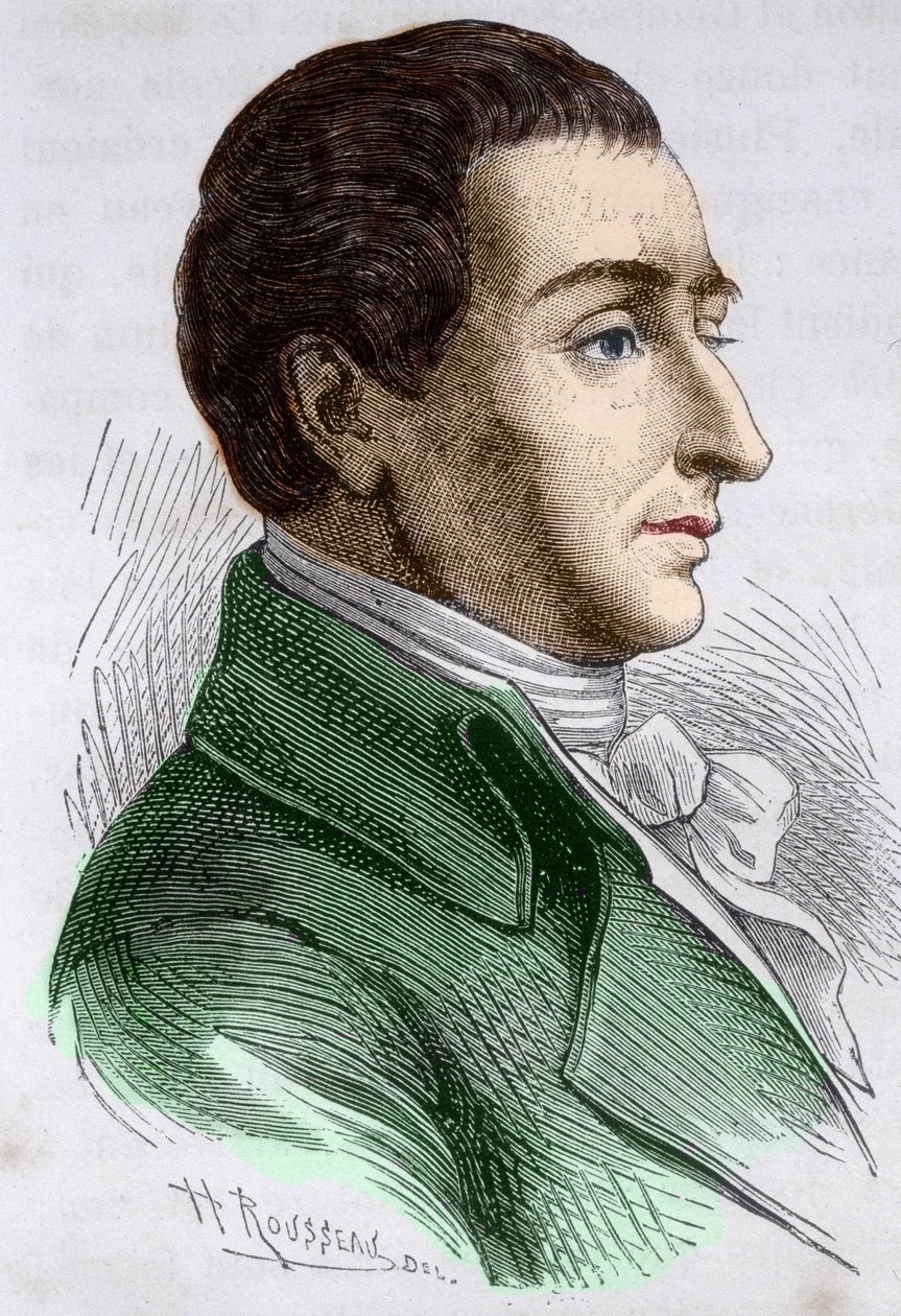 Porträt von Joseph Louis de Lagrange (1736-1813), französischer Mathematiker von Unknown artist