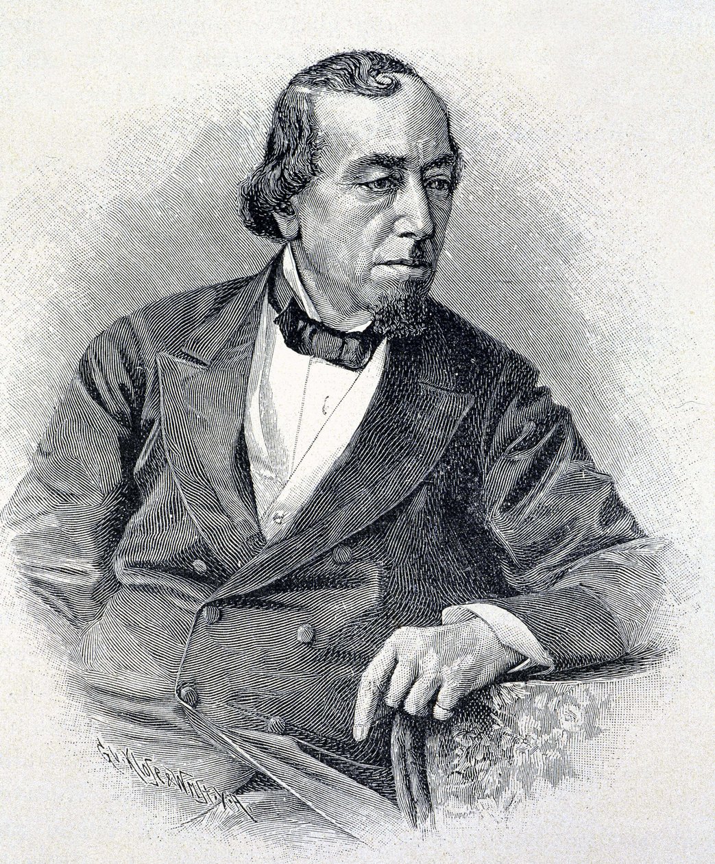 Porträt von Lord Beaconsfield, Benjamin Disraeli von Unknown artist