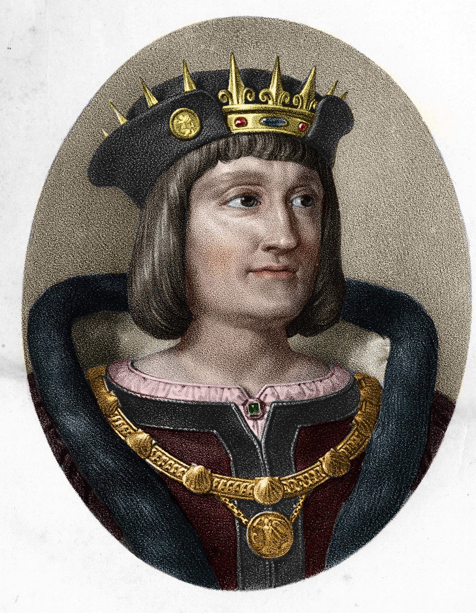 Porträt von Ludwig XII., König von Frankreich (1462-1515). von Unknown artist