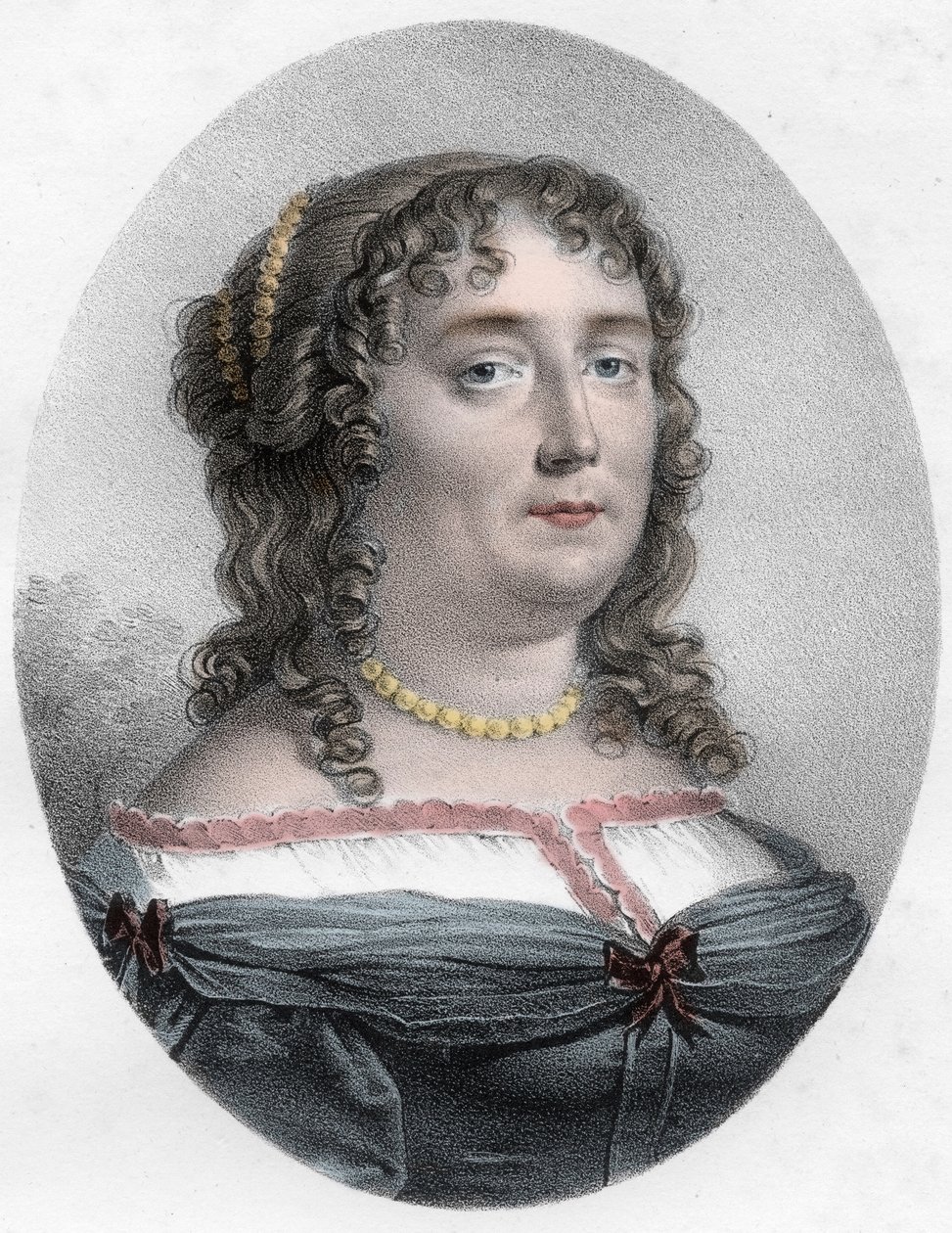 Porträt von Madame de Scudéry (1607-1701), französische Schriftstellerin von Unknown artist
