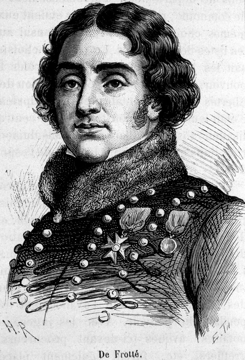 Porträt von Marie Pierre Louis, Graf De Frotté (1755-1800), Anführer der normannischen Chouannerie, er wurde von Bonaparte erschossen von Unknown artist