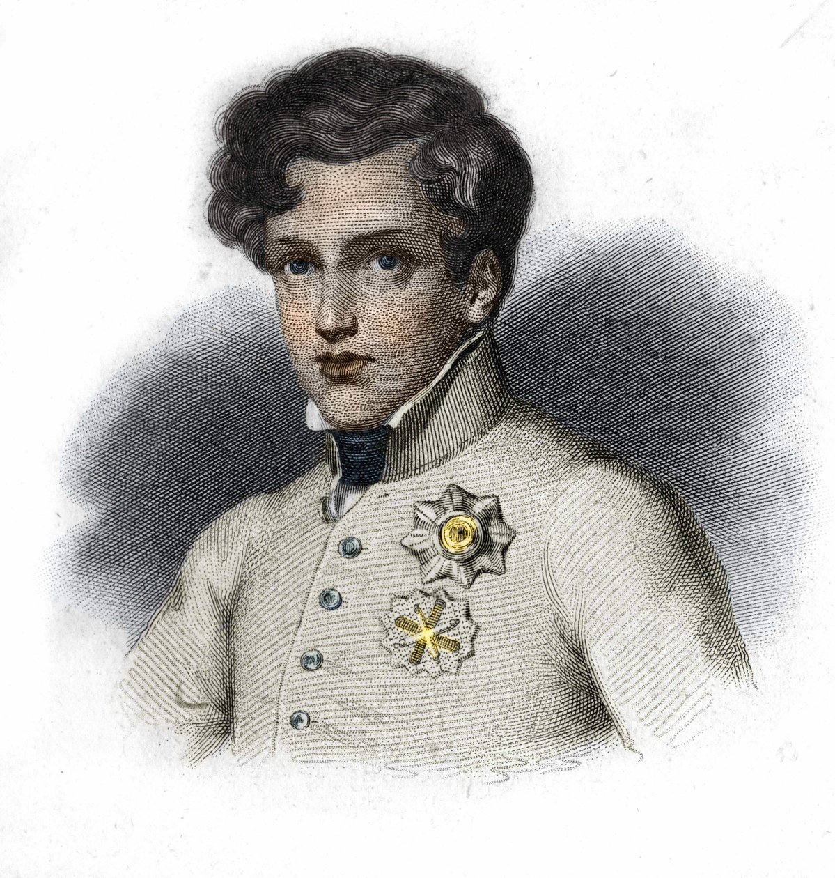 Porträt von Napoleon II, Sohn von Napoleon I, Herzog von Reichstadt (1811-1832) von Unknown artist