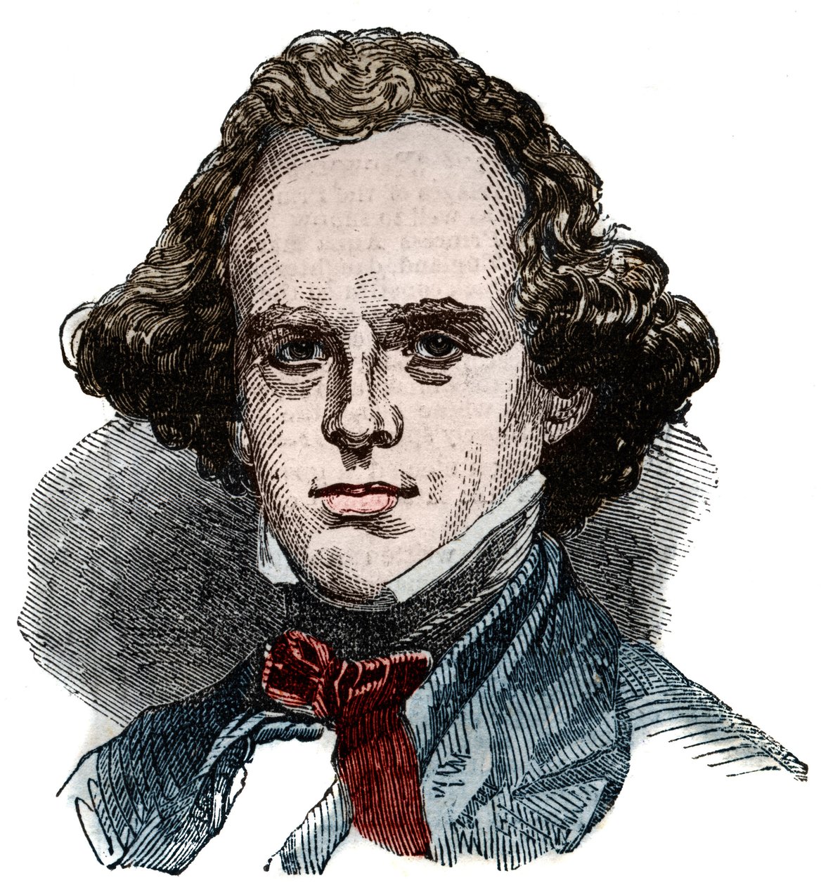 Porträt von Nathaniel Hawthorne (1804-1864), amerikanischer Schriftsteller. von Unknown artist