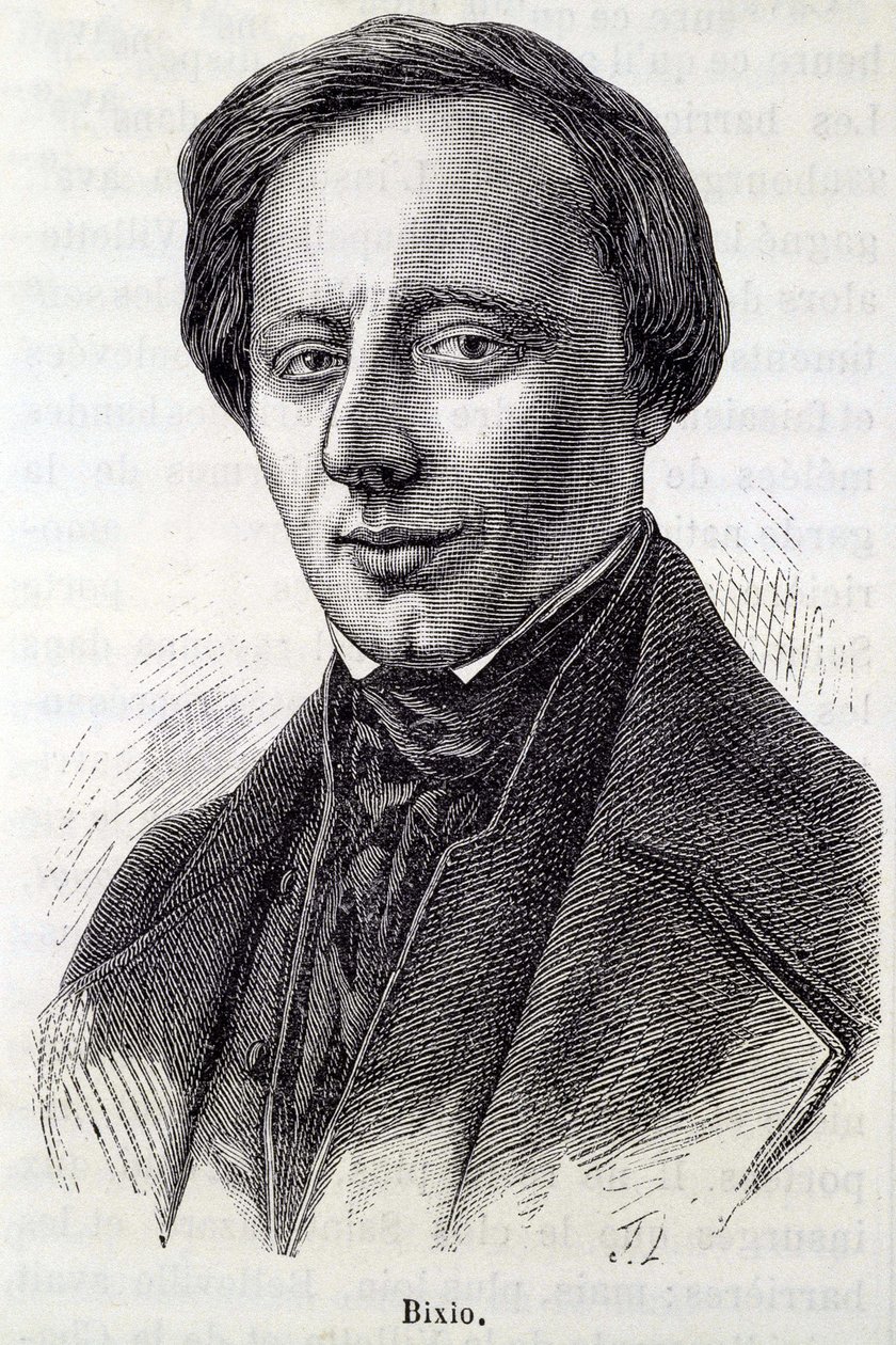 Porträt von Nino Bixio (1821-1873), italienischer Militär und Politiker von Unknown artist