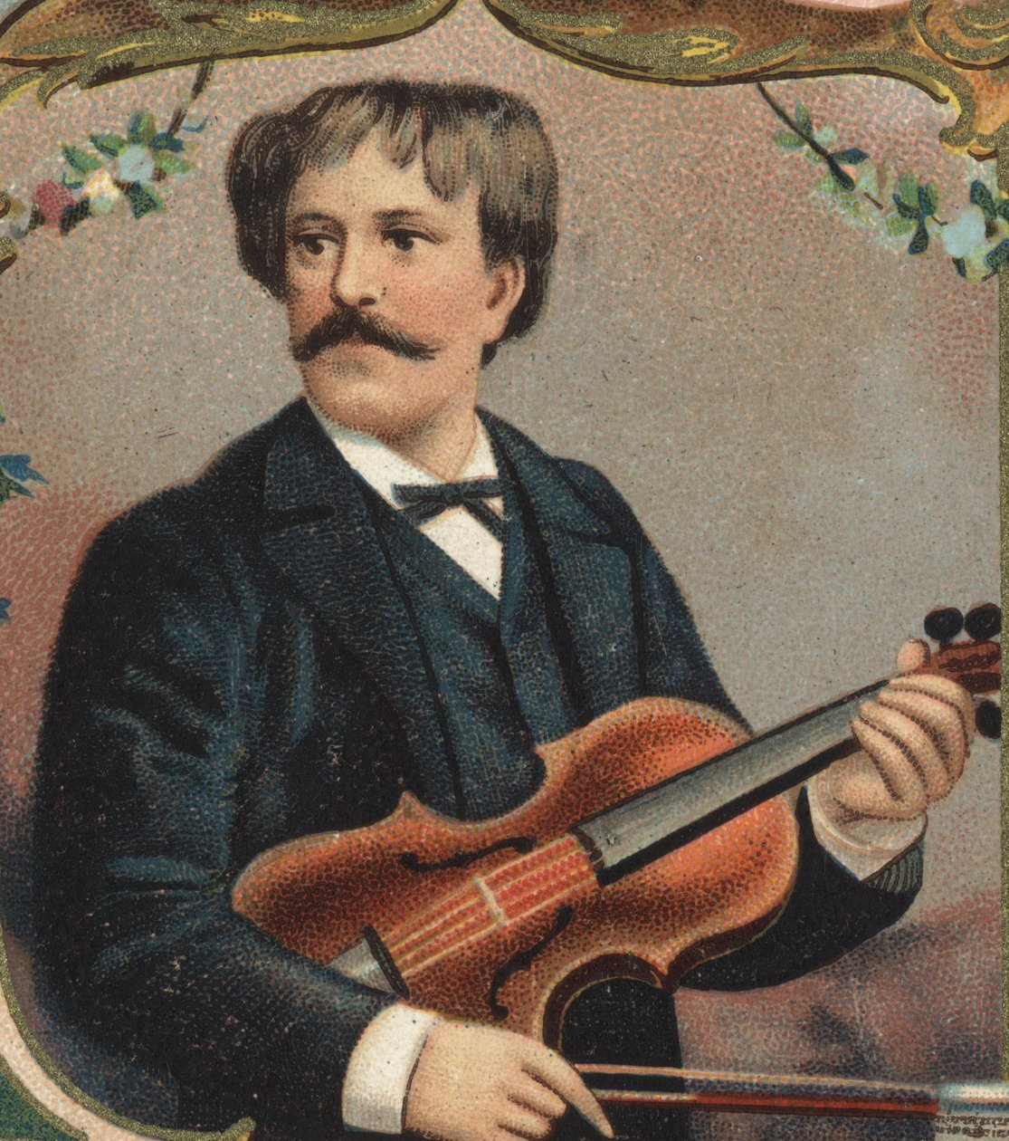 Porträt von Pablo de Sarasate (1844-1908), mit vollem Namen Pablo Martin Meliton de Sarasate y Navascuez, spanischer Geiger und Komponist von Unknown artist