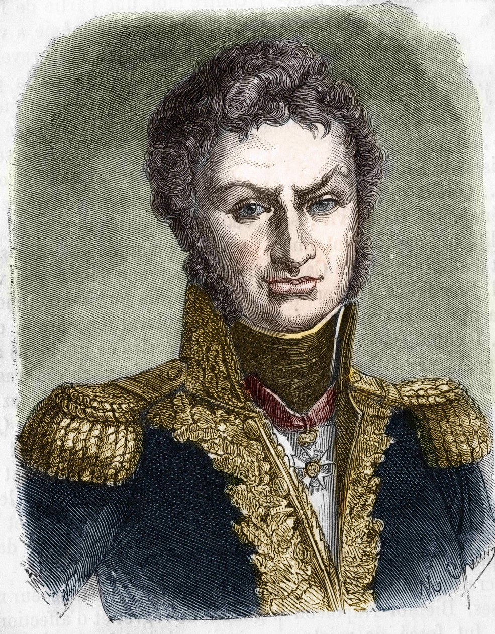 Porträt von Pierre Cambronne (1770-1842), französischer General. von Unknown artist