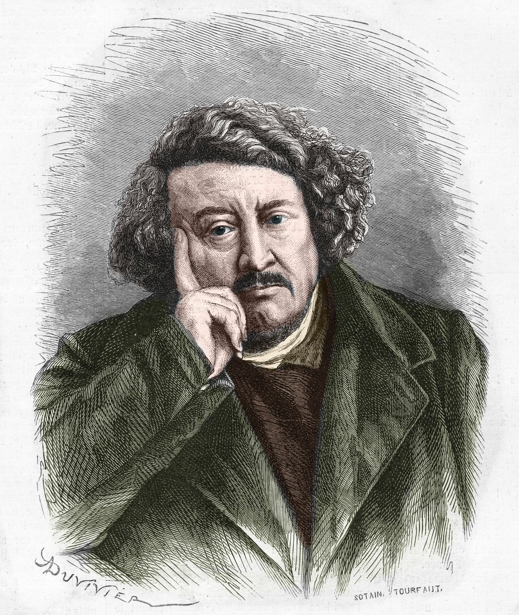 Porträt von Pierre Leroux, französischer Philosoph, Publizist und Politiker (1797 - 1871) von Unknown artist