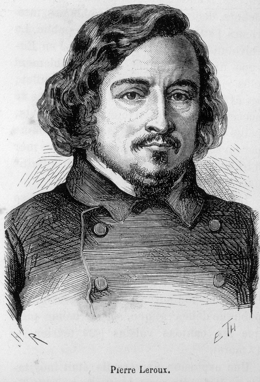 Porträt von Pierre Leroux, französischer Philosoph, Publizist und Politiker (1797 - 1871) von Unknown artist