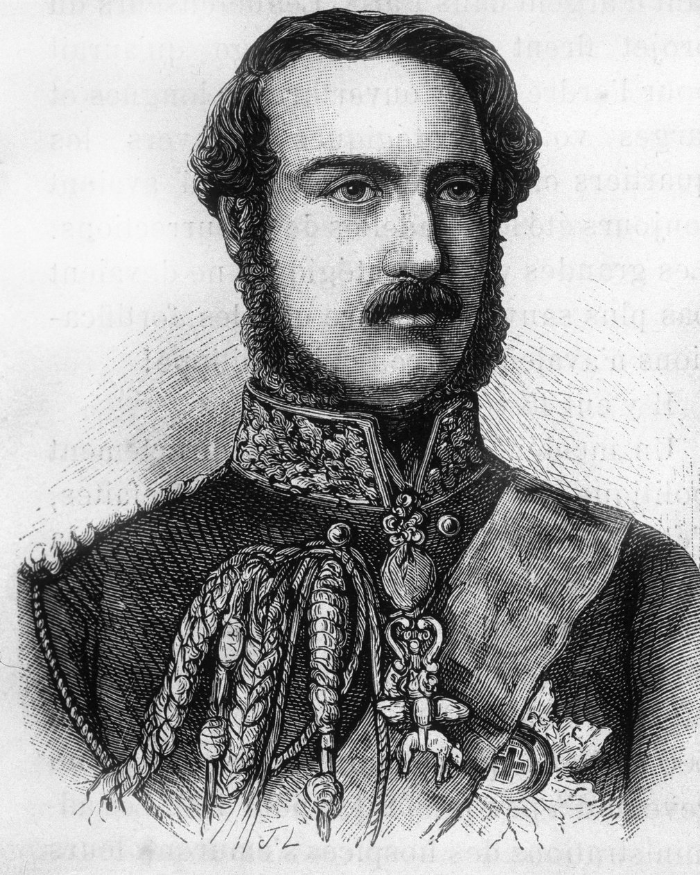 Porträt von Prinz Albert, Prinz von England und Irland (1819-1861). von Unknown artist