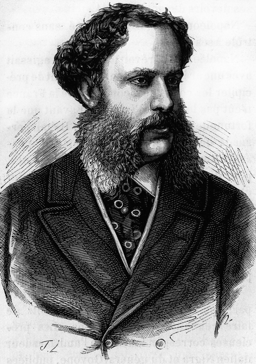 Porträt von Prinz Richard von Metternich-Winnebourg (Metternich Winnebourg) (1829 - 1895), österreichischer Botschafter in Paris ab 1859. Gravur aus dem späten 19. Jahrhundert in „Histoire de France“ von H. Martin. von Unknown artist