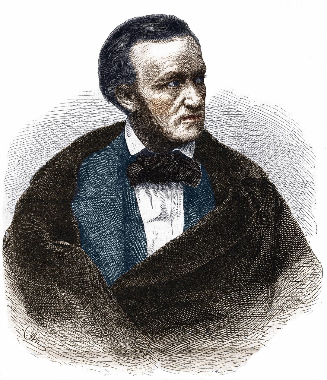Porträt von Richard Wagner (1813 - 1883) von Unknown artist