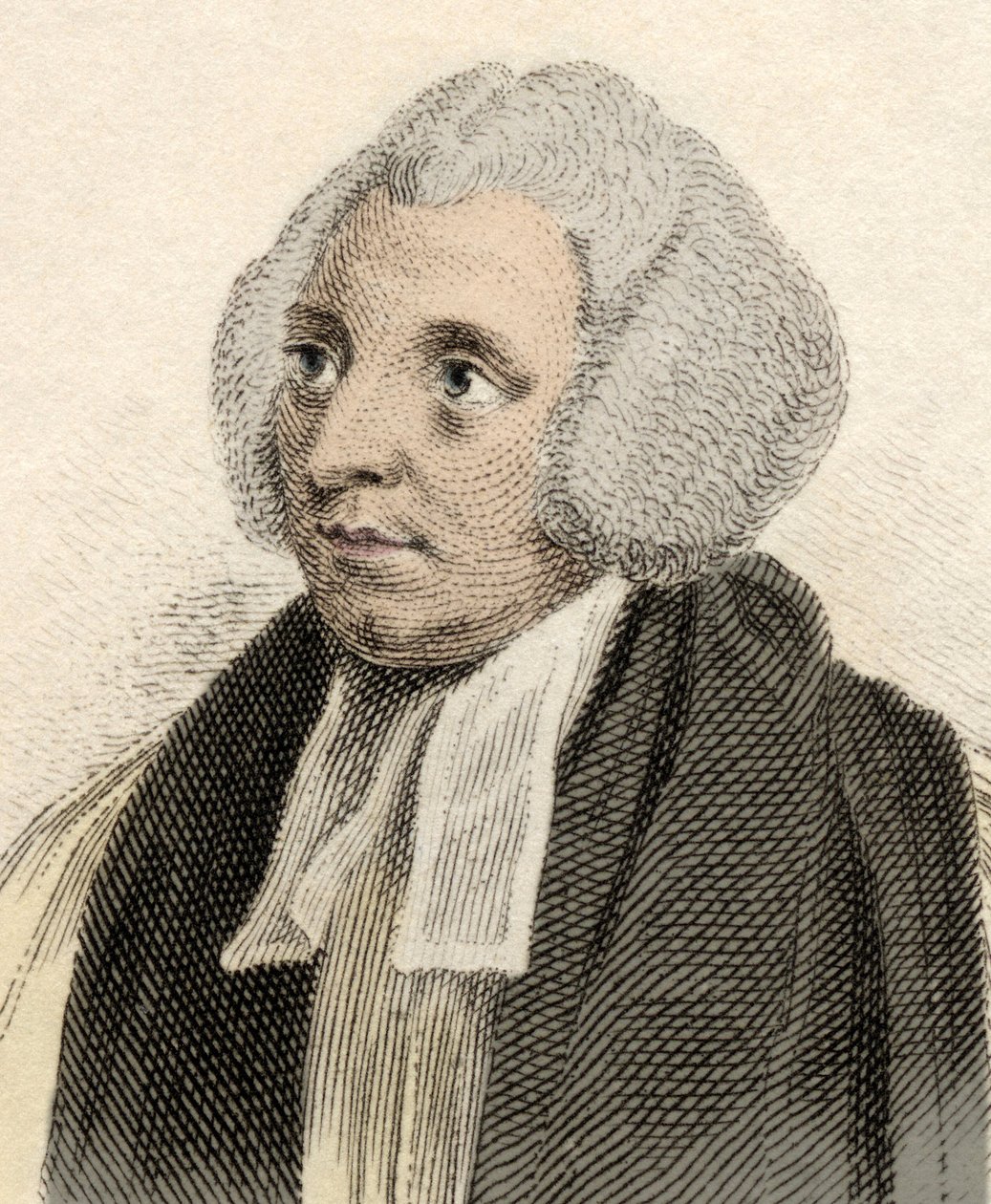 Porträt von Robert Lowth (1710-1787), englischer Bischof, Linguist und Professor für Poesie an der Universität Oxford. Gravur des 19. Jahrhunderts von Unknown artist