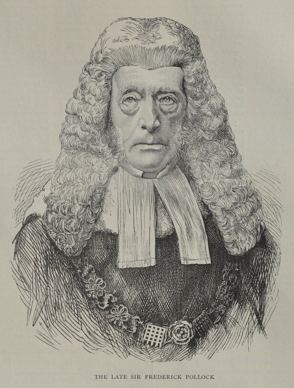 Porträt von Sir Federick Pollock von Unknown artist
