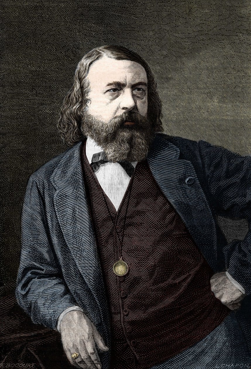 Porträt von Theophile Gautier (1811-1872), französischer Schriftsteller von Unknown artist