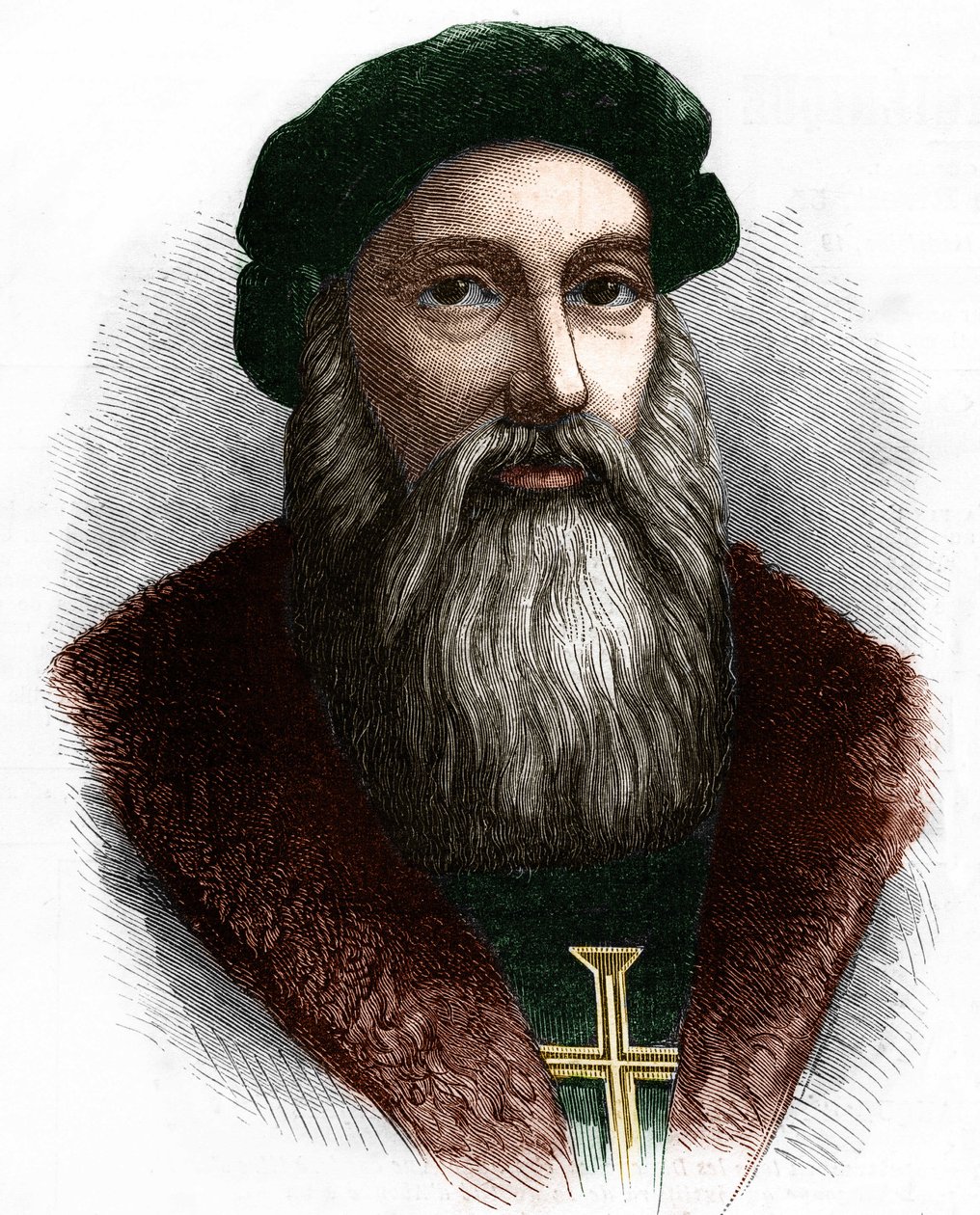 Porträt von Vasco da Gama (1469-1524), portugiesischer Navigator von Unknown artist