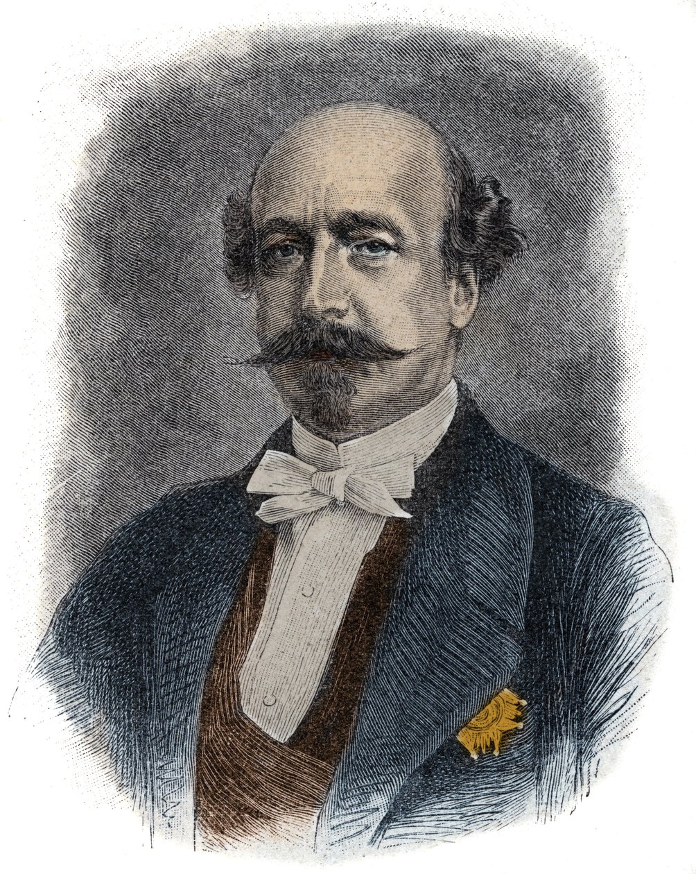 Porträt des französischen Finanziers und Politikers Charles de Morny, genannt Comte de Morny (oder Herzog) (1811-1865), Halbbruder von Napoleon III. von Unknown artist