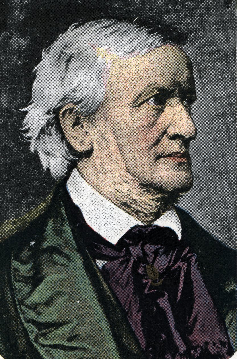 Porträt des deutschen Komponisten Richard Wagner (1813-1883) von Unknown Artist