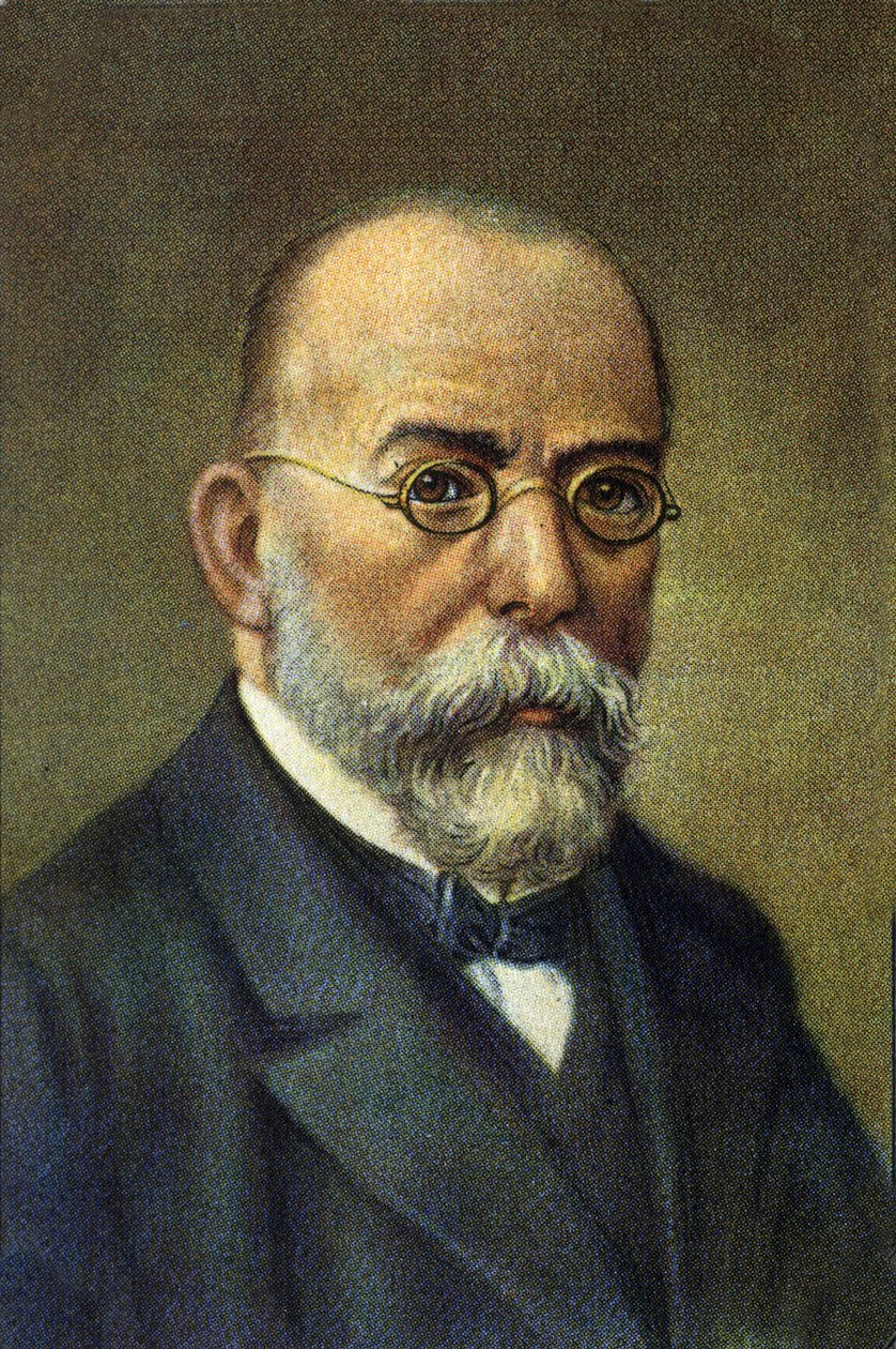 Porträt des deutschen Arztes Robert Koch von Unknown Artist