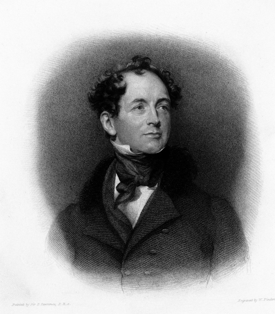 Porträt des irischen Dichters Thomas Moore (1779-1852) von Unknown artist