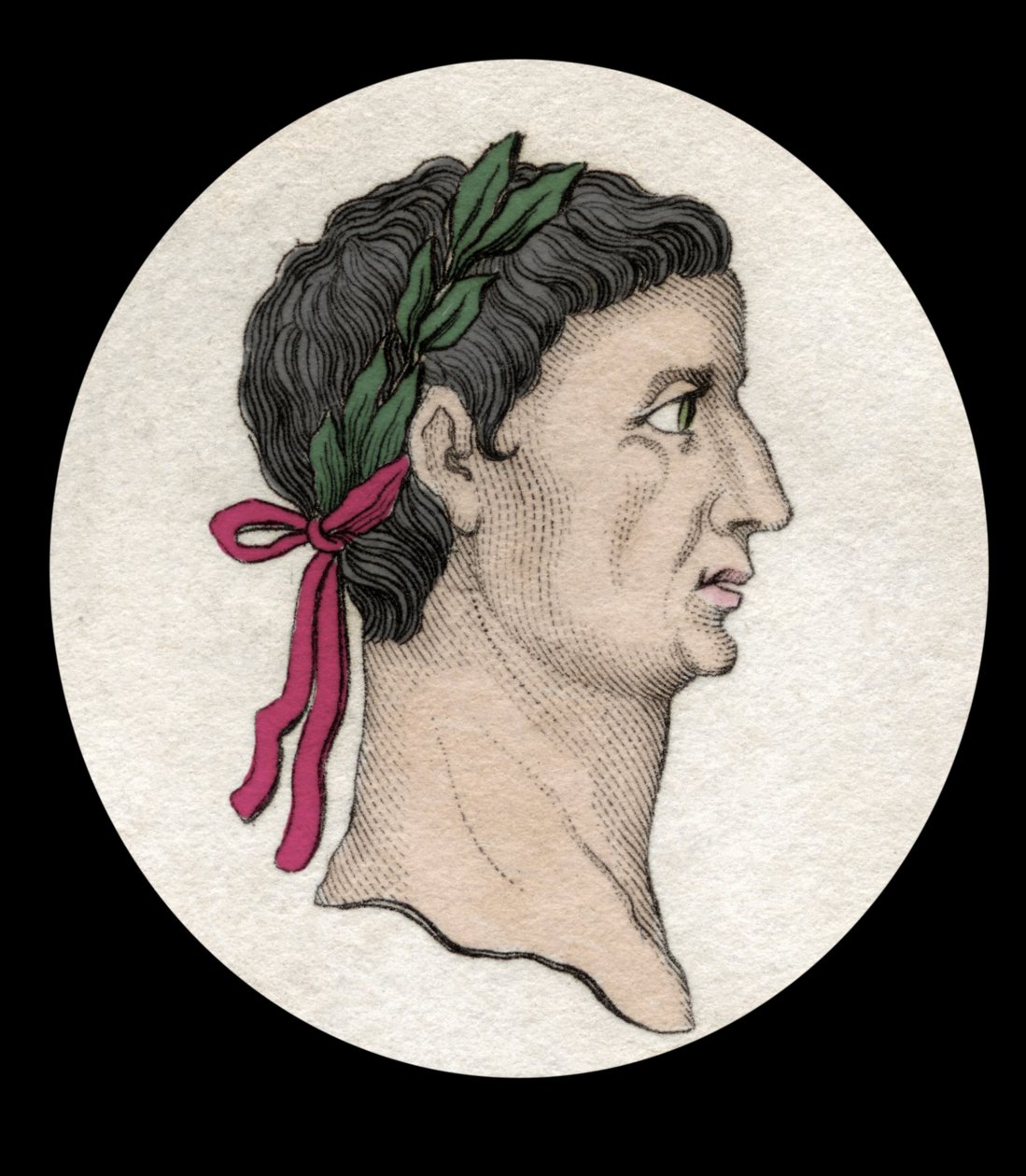Porträt des römischen Kaisers Tiberius Claudius Nero (42 v. Chr.-37 n. Chr.) von Unknown artist
