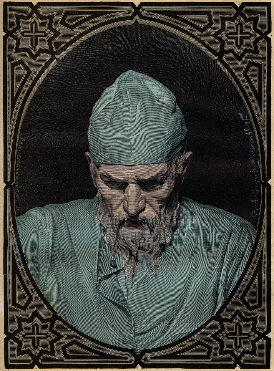 Porträt des Zaren Iwan IV. der Schreckliche (1530-1584) - Gravur von Unknown artist