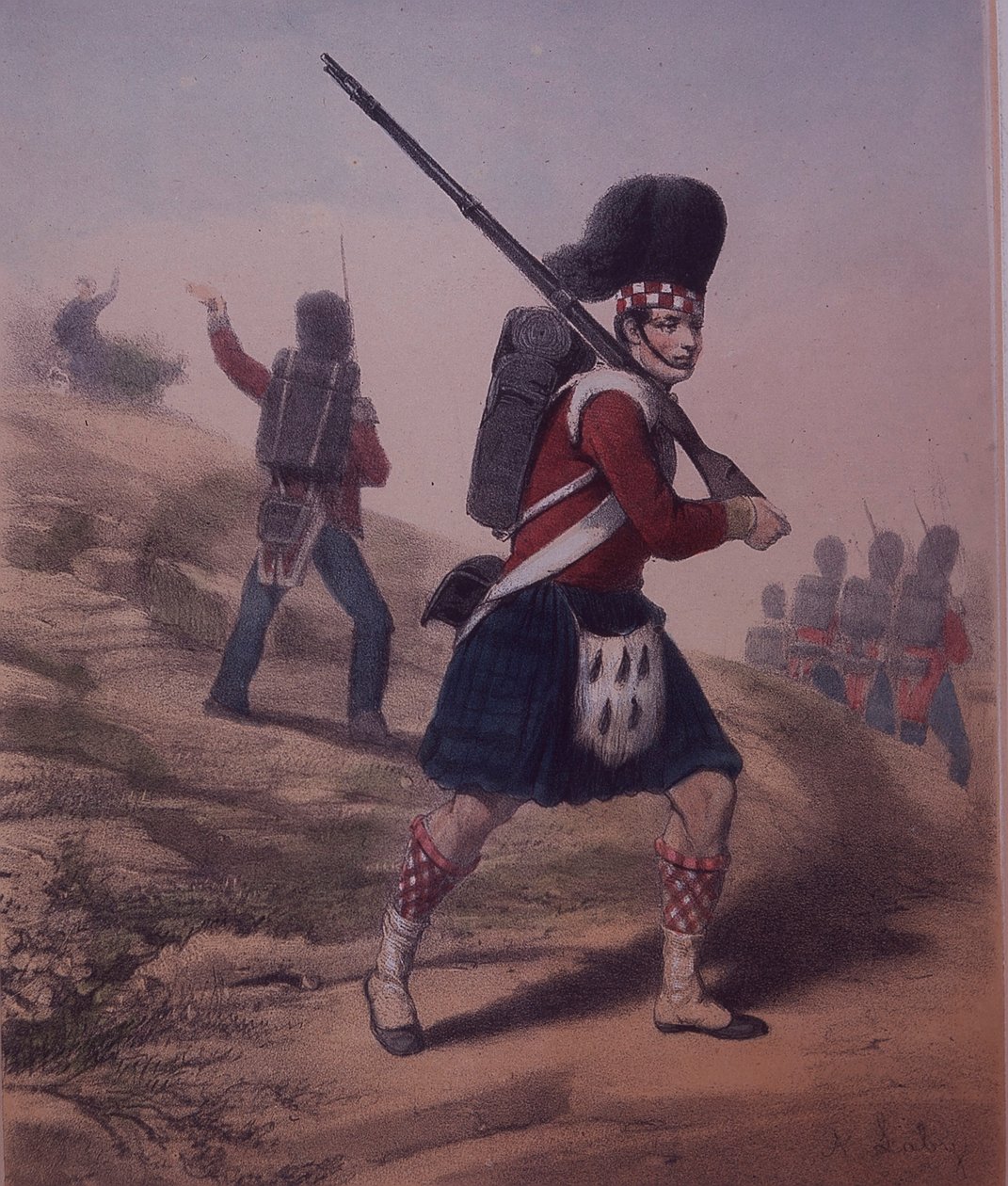 Soldat, 93rd Highlanders von Unknown artist