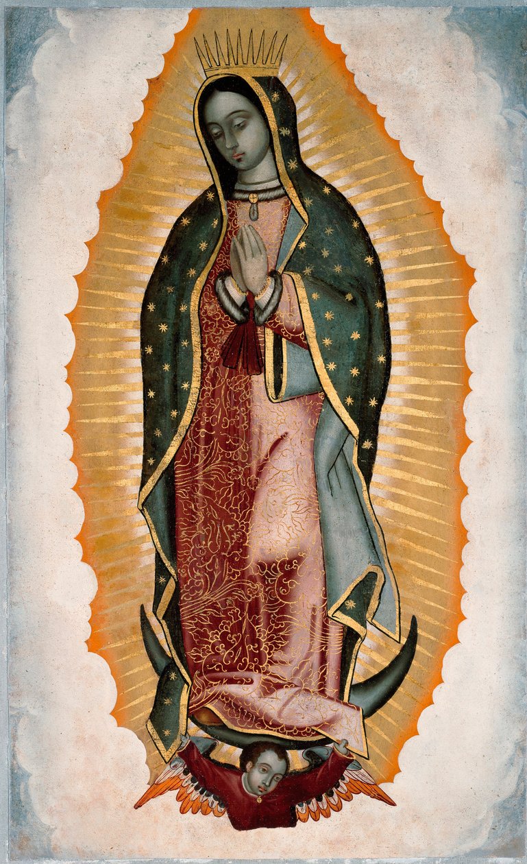 Darstellung der Jungfrau von Guadalupe von Unknown artist