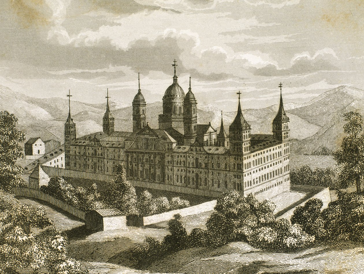 Königliches Kloster von San Lorenzo de El Escorial, Provinz Madrid, Spanien von Unknown