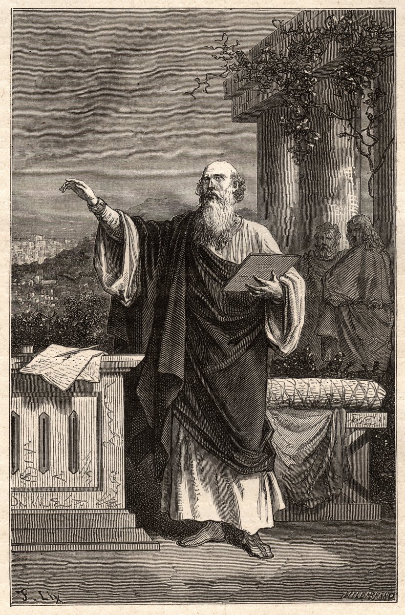 Heiliger Irenäus von Lyon (St. Irenaeus von Lugdunum) (130-202) von Unknown artist