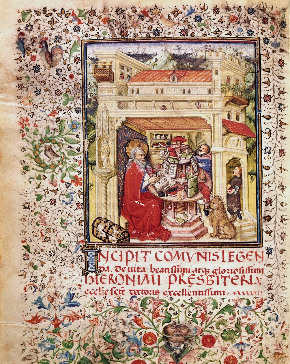 Der heilige Hieronymus in seinem Studierzimmer von Unknown artist
