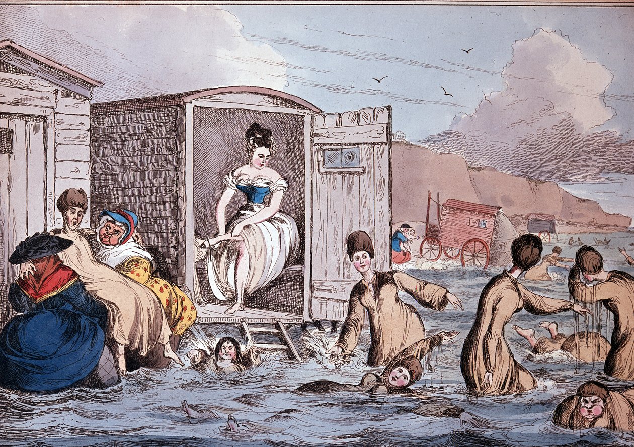 Seebäder in Brighton - 19. Jahrhundert, B.N. von Unknown artist