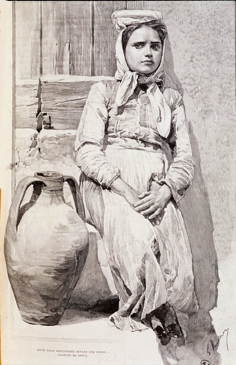 Sizilianisches Mädchen von Unknown artist