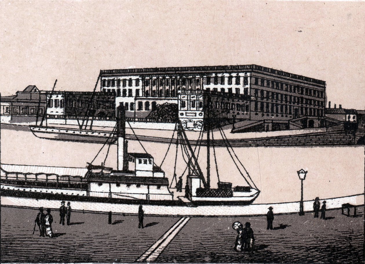 Stockholm, Schweden: Blick auf das Königsschloss von Unknown artist
