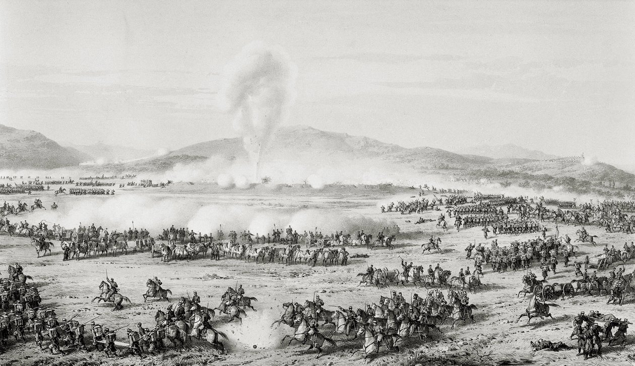 Die Schlacht von Tetouan, 4. Februar von Unknown artist