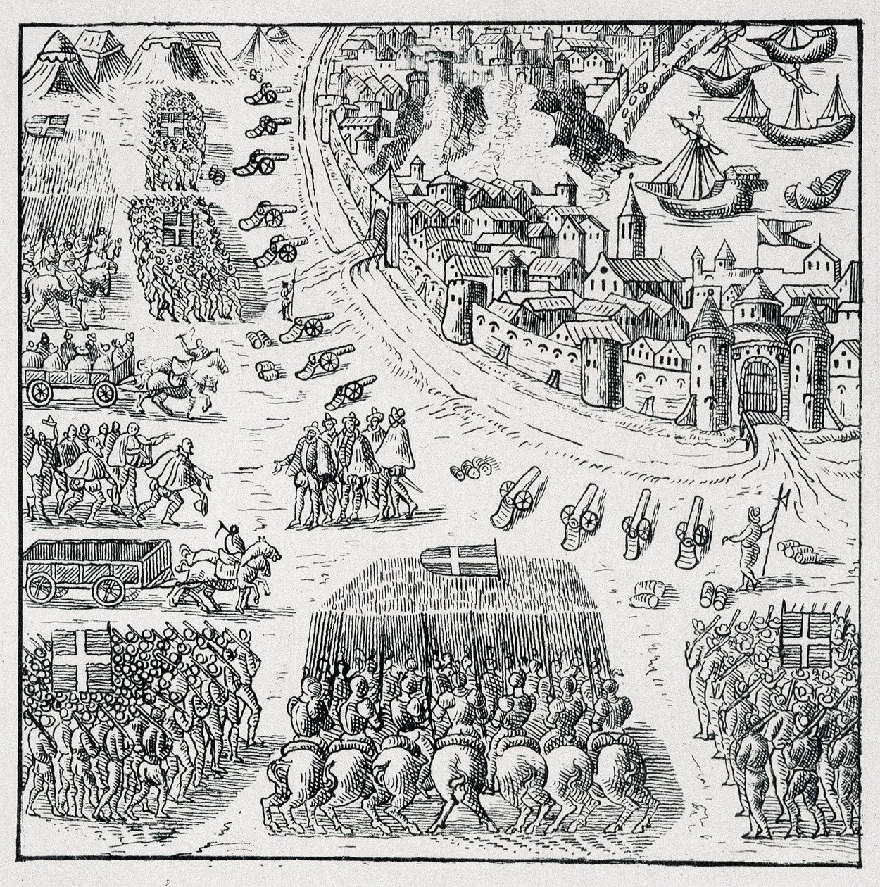 Der Herzog von Anjou (Heinrich III) wurde zum König von Polen gewählt (1573) und musste diese Krone sofort übernehmen, die Belagerung von La Rochelle wurde aufgehoben, und den Rochellois wurde alles gewährt, was sie für sich und für von Unknown artist