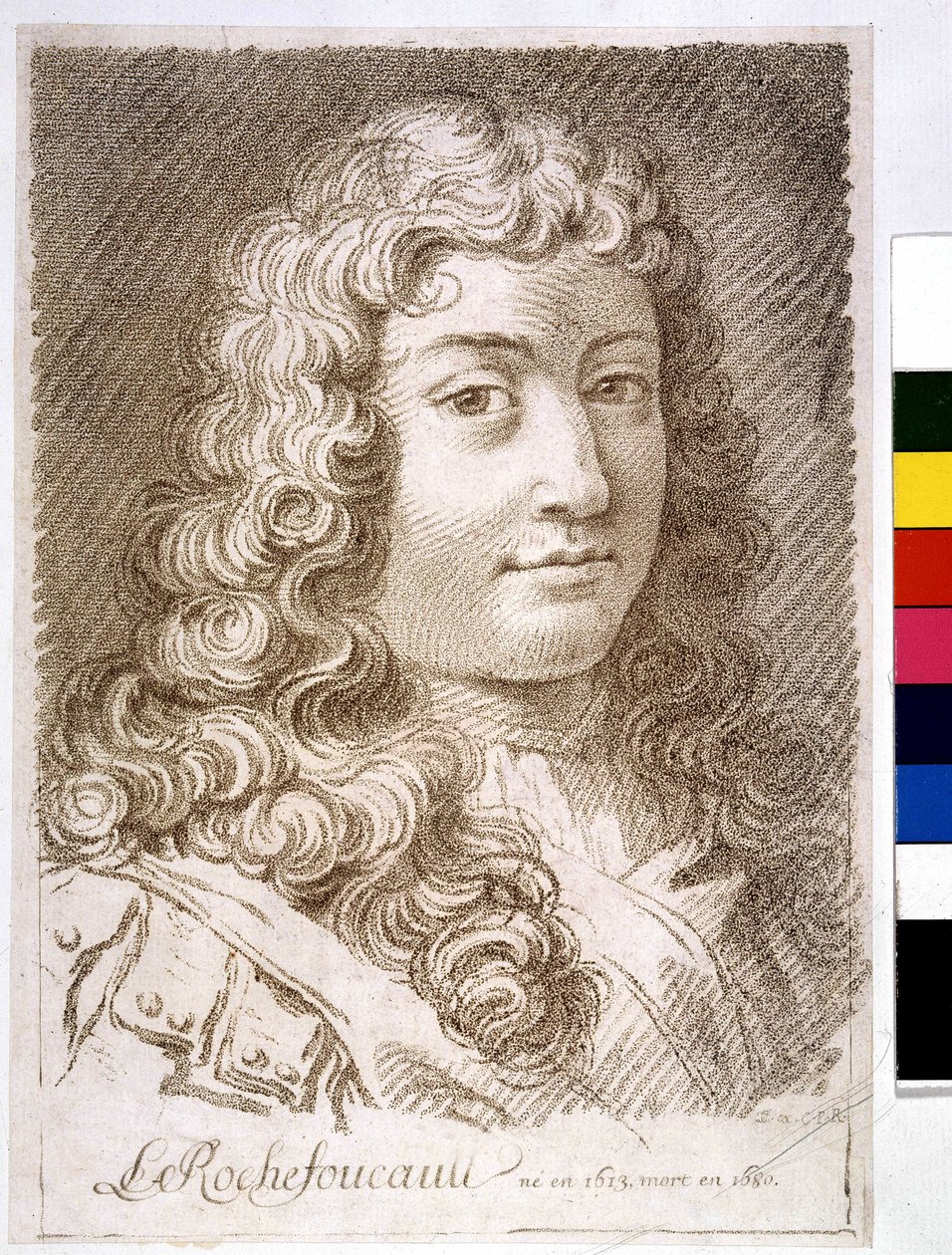 Der Herzog von La Rochefoucauld - Druck von Unknown artist