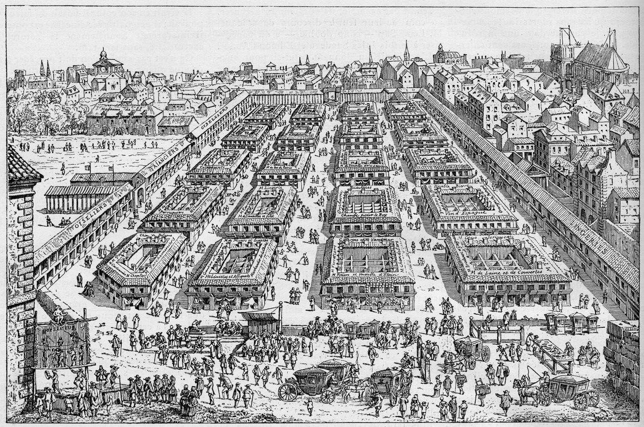 Der Jahrmarkt von Saint Germain im 17. Jahrhundert von Unknown artist