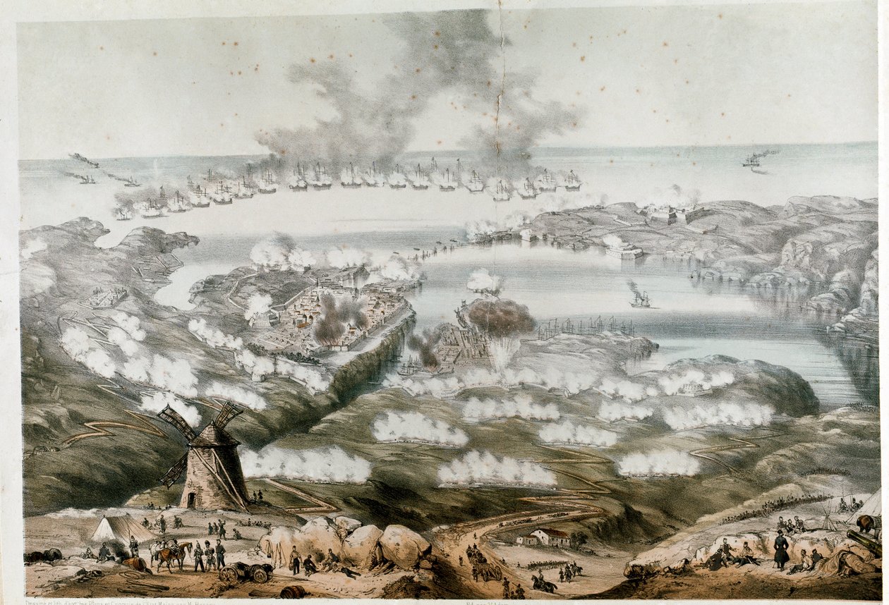 Die Belagerung von Sewastopol von Unknown artist