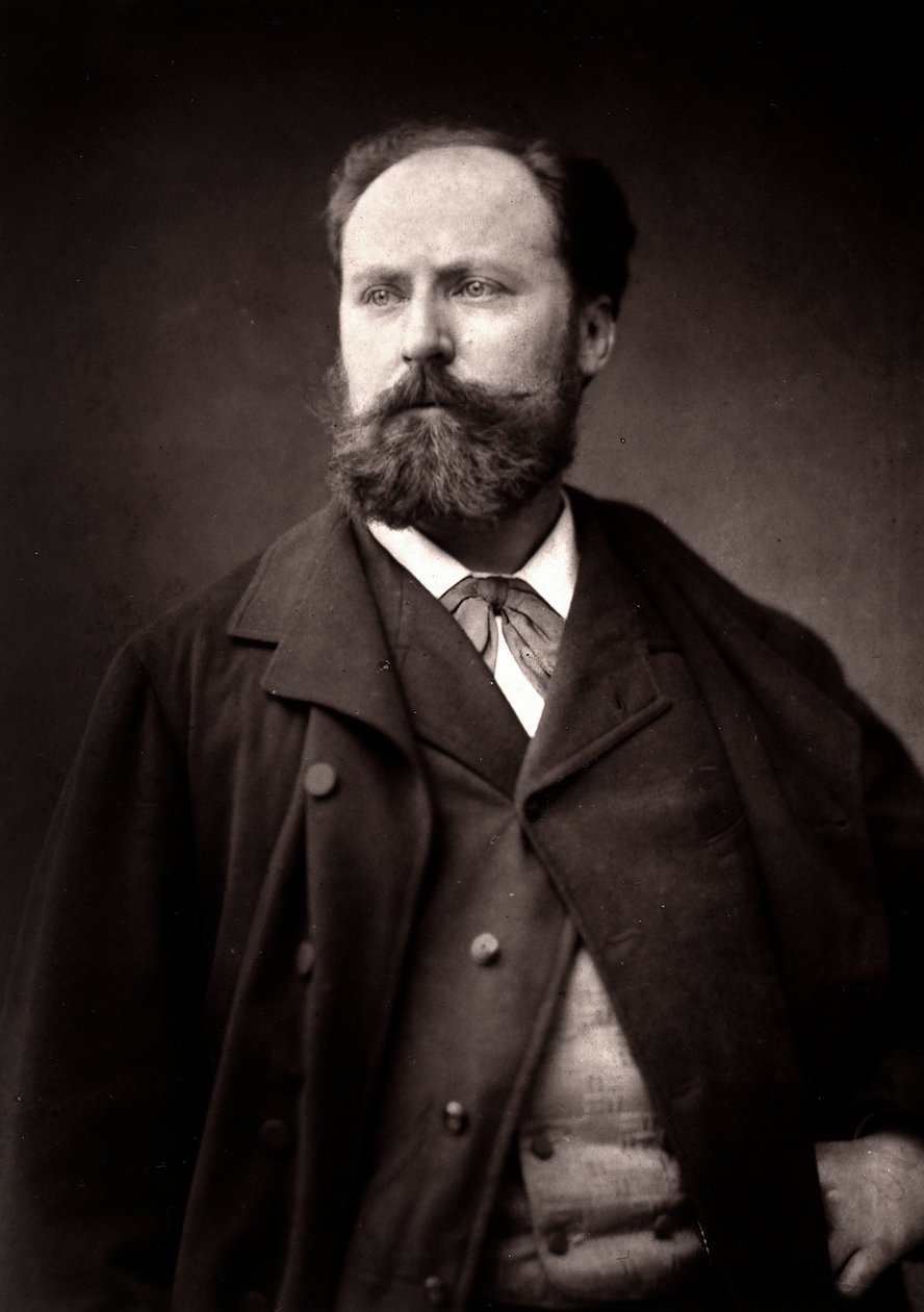 Der Künstler Henri-Paul Motto fotografiert anlässlich des Pariser Salons 1881 von Unknown