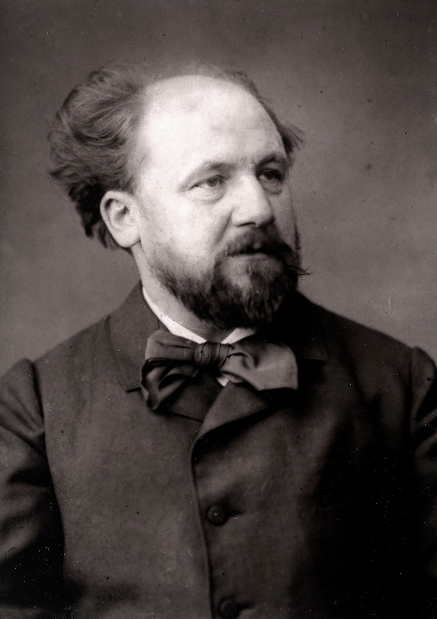 Der Künstler Jean-Joseph Weerts porträtiert anlässlich des Salons von Paris 1883 von Unknown