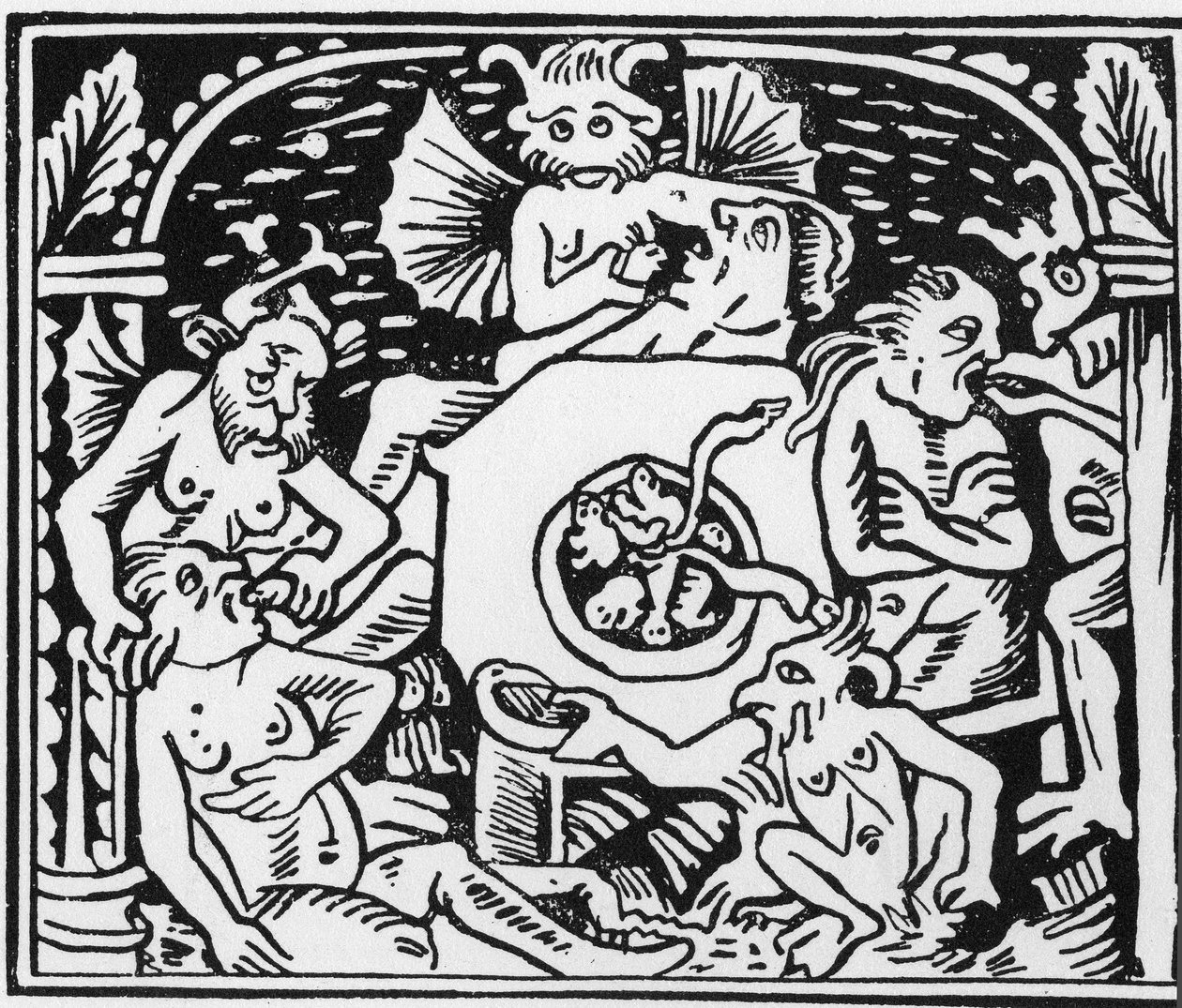Die Teufelsquäler zwingen Kröten und Schlangen den Vielfraßen auf - 